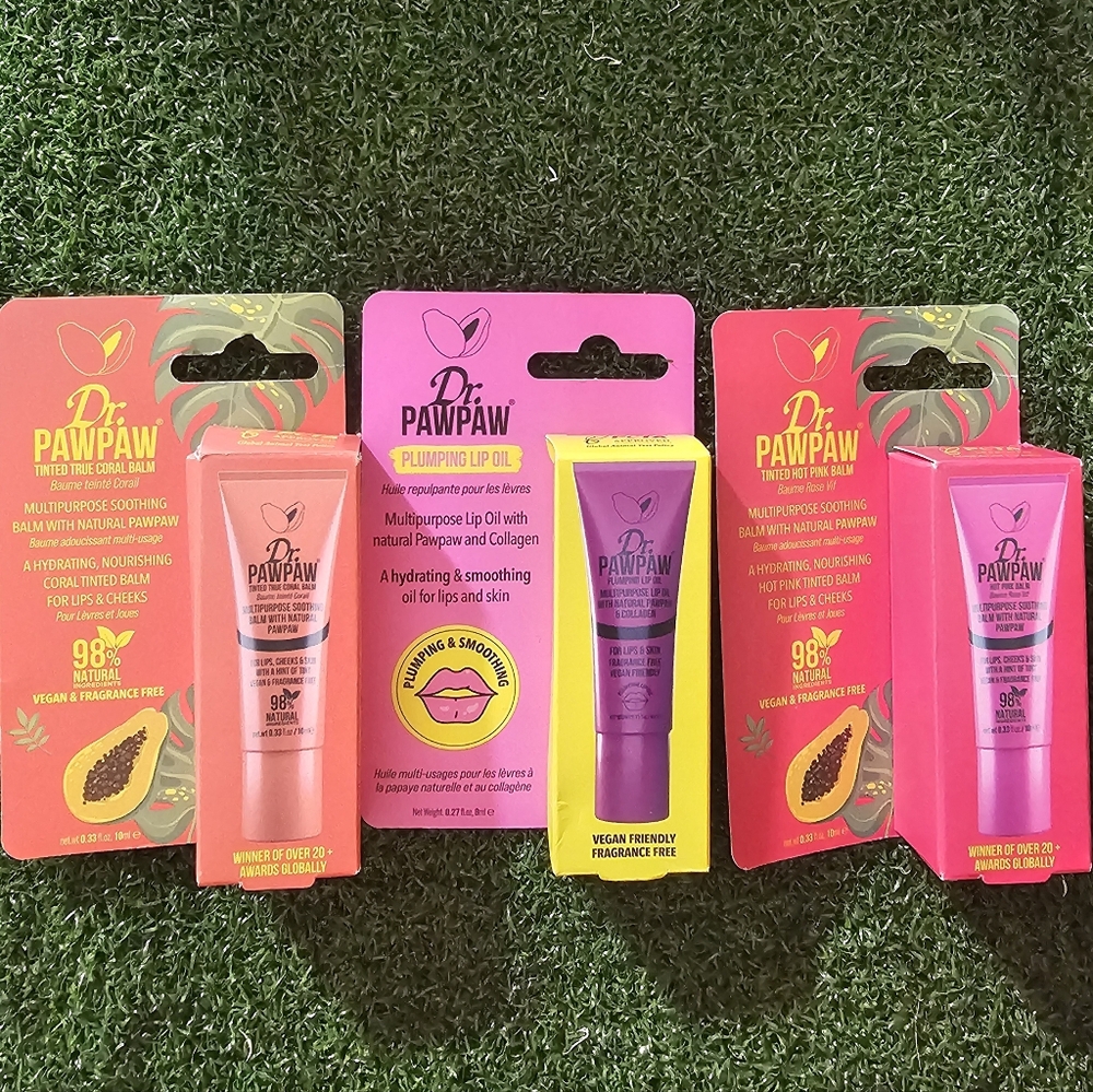 Dr. PAWPAW Choice Of 1 Lip Balm OR Lip Oil NIB